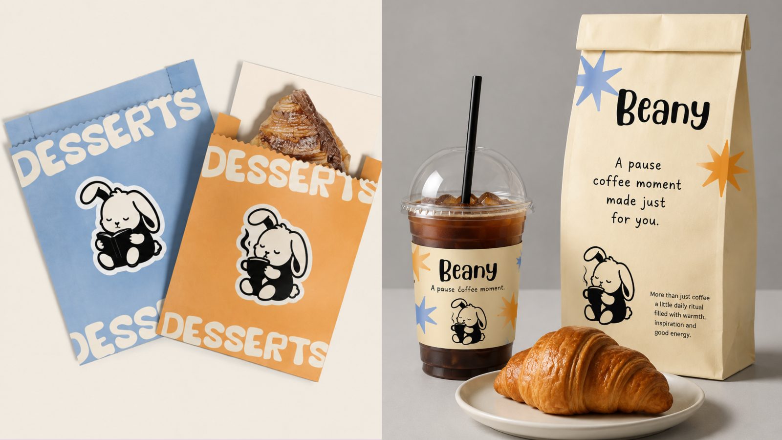 Beany dessert bags, cold brew and coffee bag