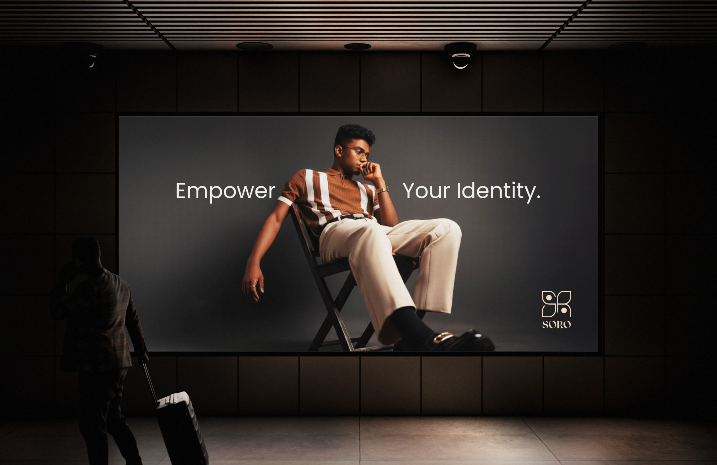 Soro campaign billboard — Empower Your Identity
